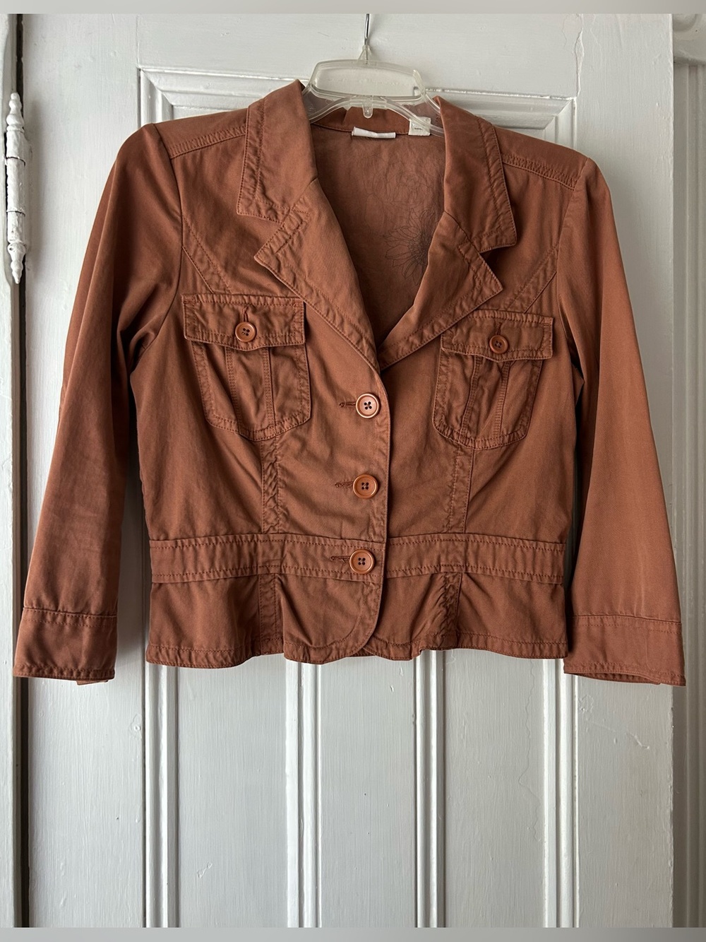Halogen | Light Brown-Rust |Button-Up Jacket | Size Small